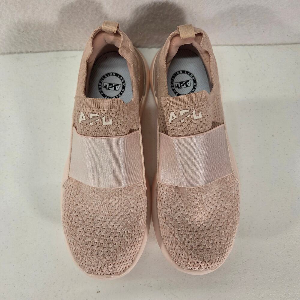 APL TechLoom Bliss Sneakers Knit Slip On Athletic Shoes Pink Womens US 5.5 NWOT - Picture 3 of 10